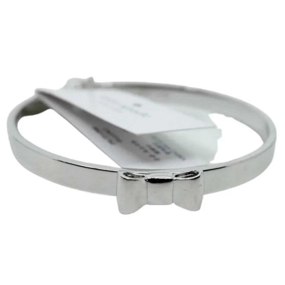 kate spade Silver Bow Bangle Bracelet - Picture 2 of 7